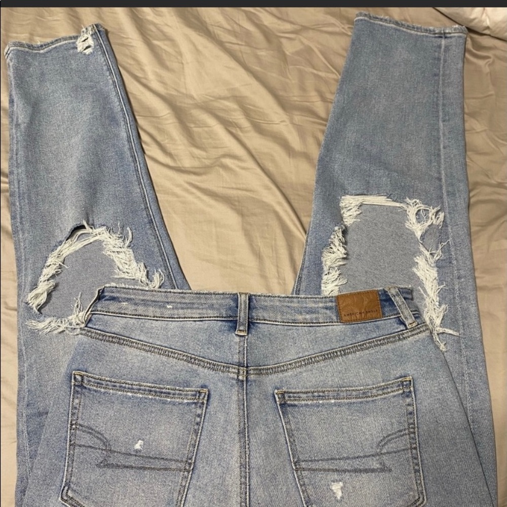 American eagle stretch mom jeans